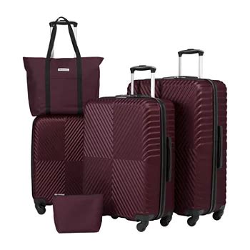 j c penney luggage set.